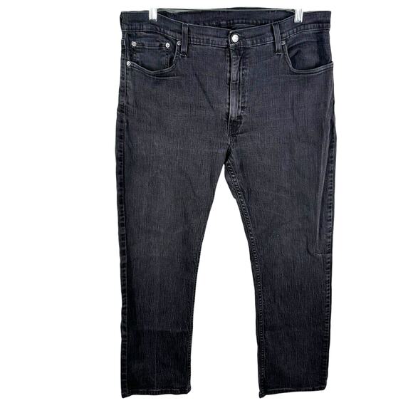 Levi's 559 Denim Jeans Men's Size 40x30 Dark Wash Relaxed Straight Black Casual - Picture 1 of 13